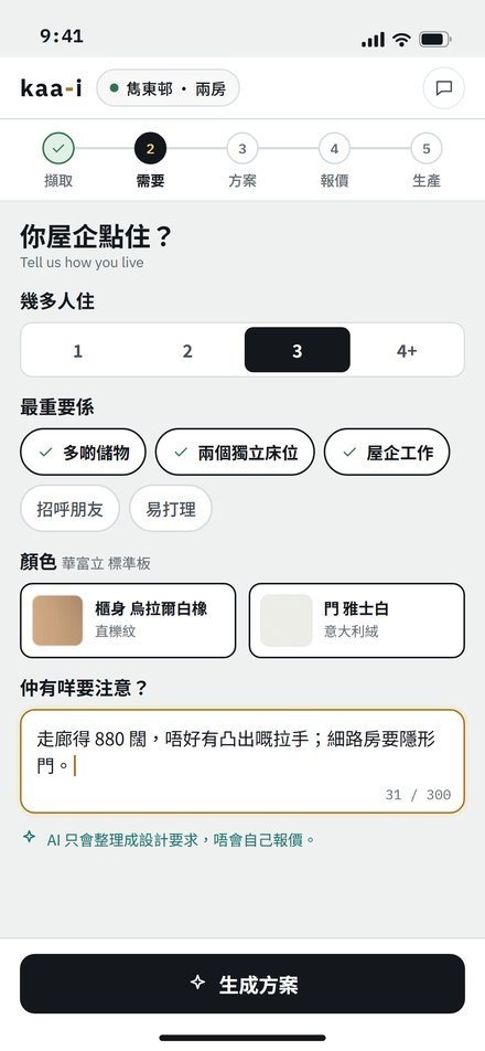 講你嘅需要